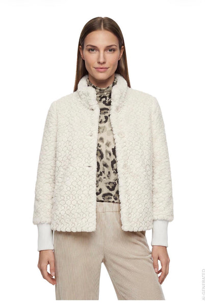 7325 Textured Jacket sand