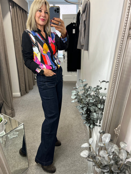 4595 Colette Punta Black Or Navy Trouser