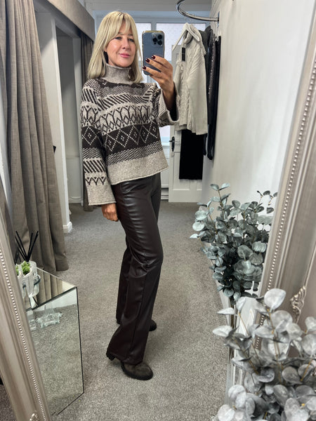 Micha Funnel Neck Sweater