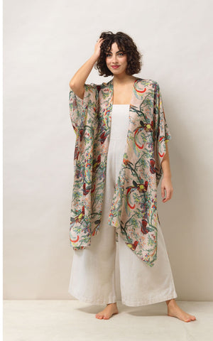 Throwover Chinoisa Kimono