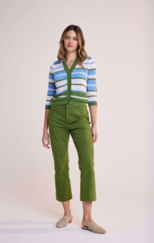Pori knited stripe cardigan
