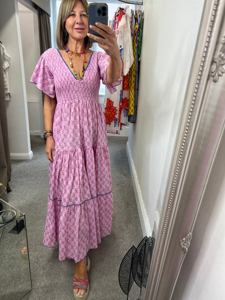 410 Dress Pink Floral