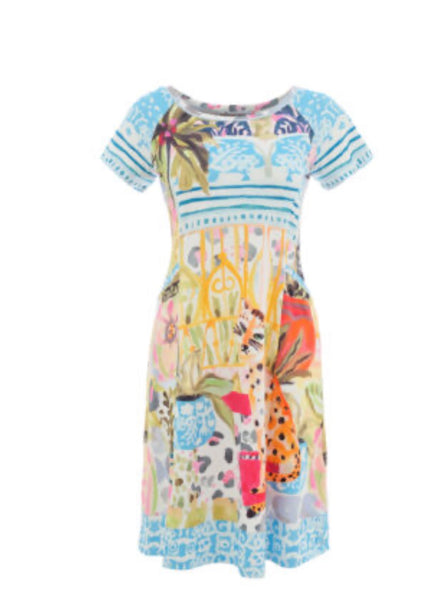 26716 Jersey Leopard Dress