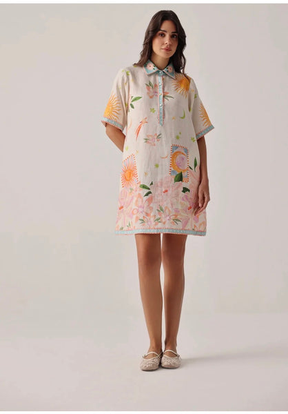 Amara Mini Dress Azure