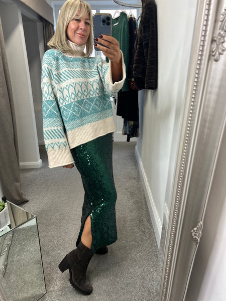 Micha Funnel Neck Sweater
