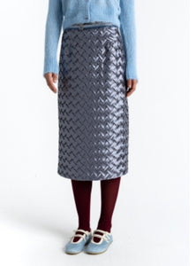 255 4101 Pencil Skirt Weave Detail