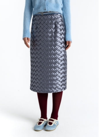 255 4101 Pencil Skirt Weave Detail