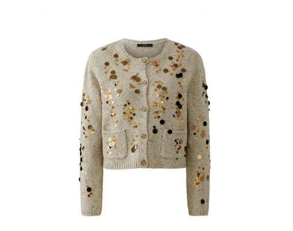 90797 Camel Knit Cardigan