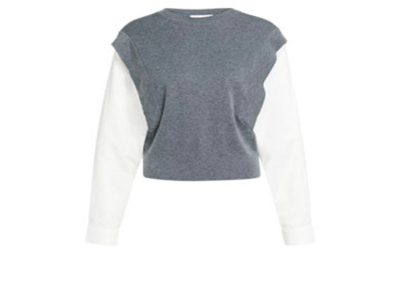 0614 Knitted Sweater with Blouse