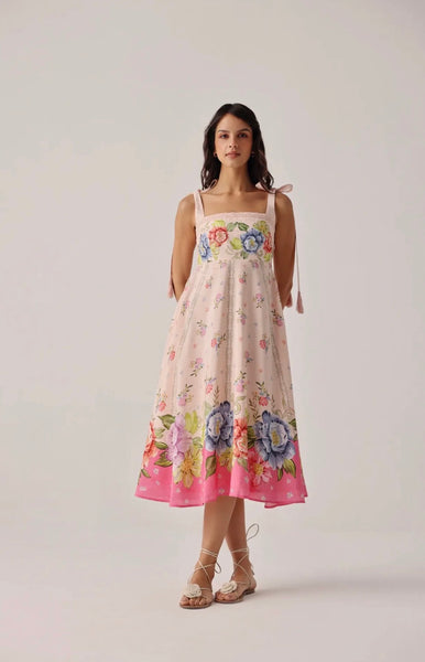 Nora Midi Dress Bloom