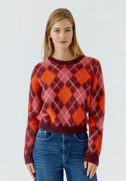 99849 Harlequin Bright Sweater