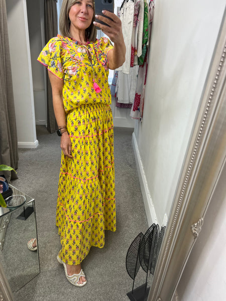 442 Yellow Blouse