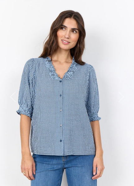41641 Checked Blouse