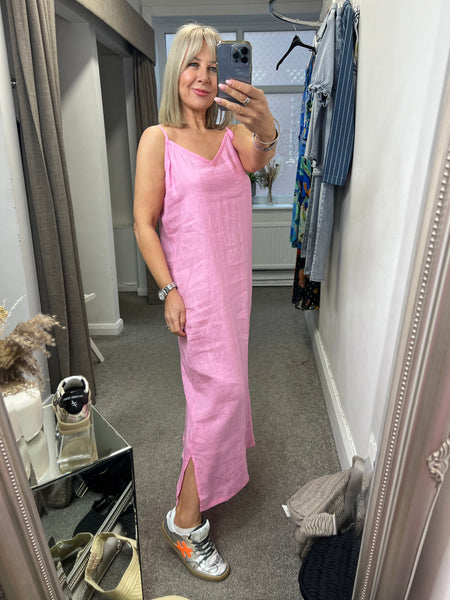 Sojoim Strappy Linen Dress