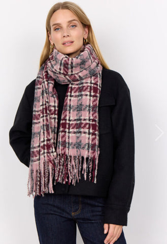 51313 Checked Scarf
