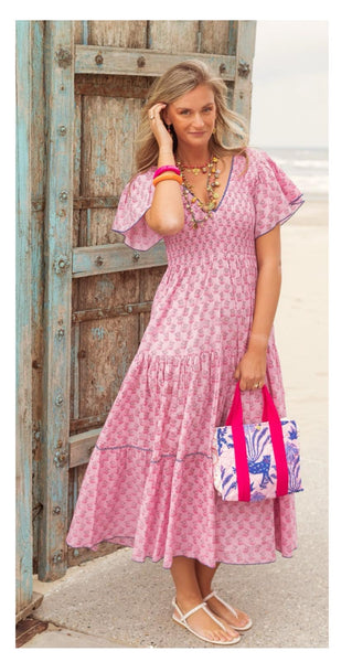 410 Dress Pink Floral