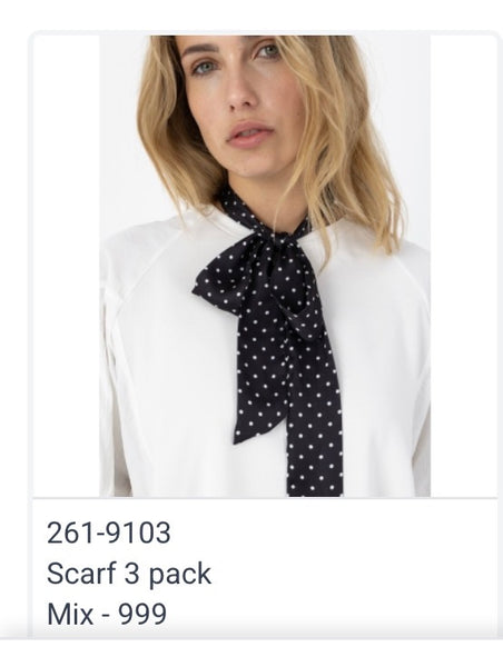 261 9103 Scarf pack of 3