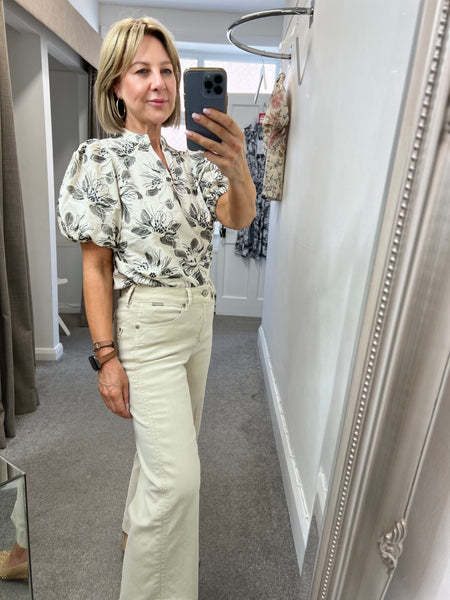 41829 Blouse Off White