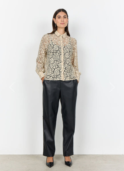 40885 Lace Blouse Cream
