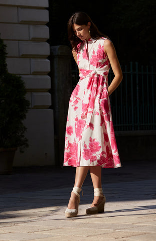 92854 Circle Dress Floral