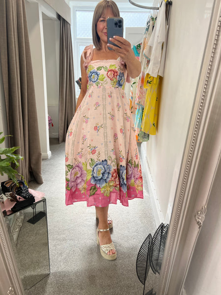 Nora Midi Dress Bloom