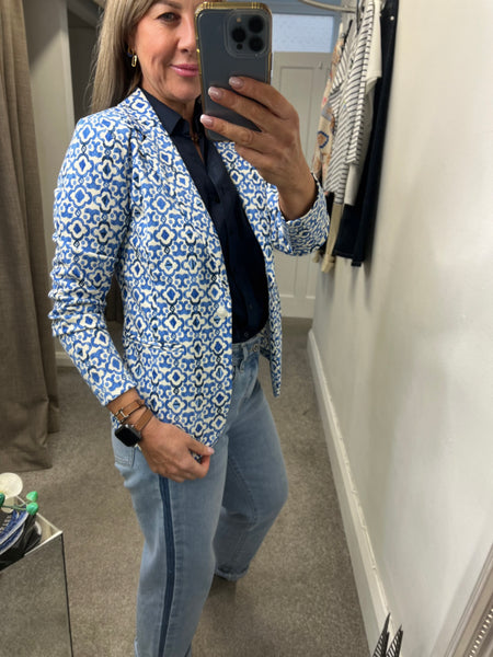 Kate B Printed Blazer