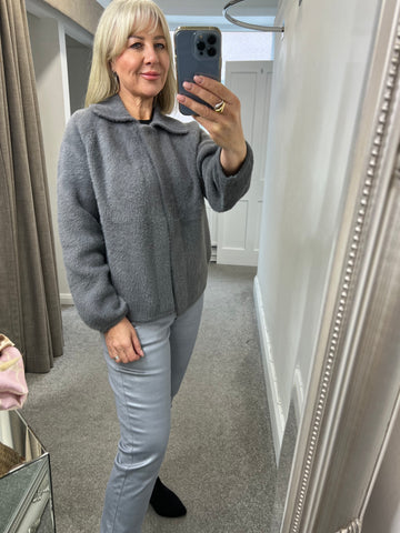 5141 fluffy Cardigan