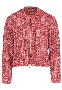 4518 Boucle Mix Red jacket