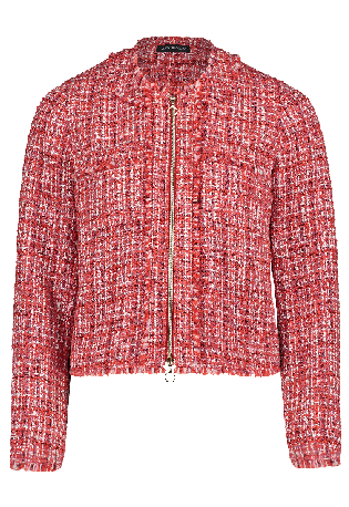 4518 Boucle Mix Red jacket