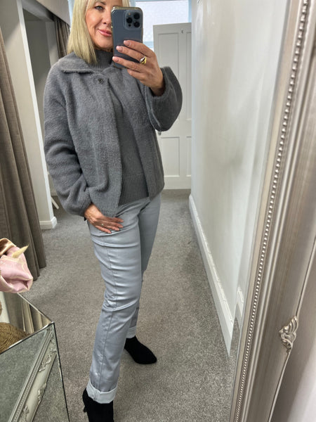 5141 fluffy Cardigan