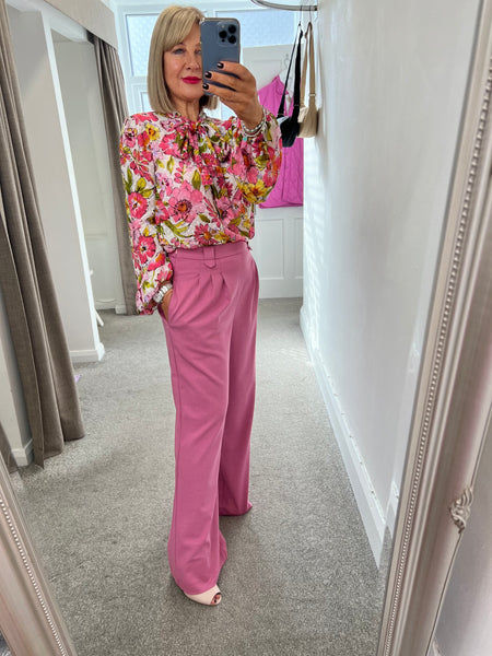 BETTY TROUSER TDF1257701 Pink Trouser