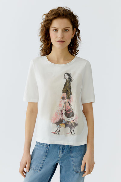 96688 Lady with hat T.Shirt