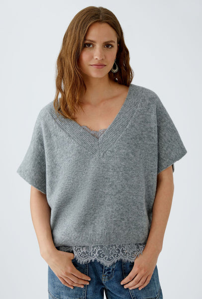 94608 Grey Slipover Sweater