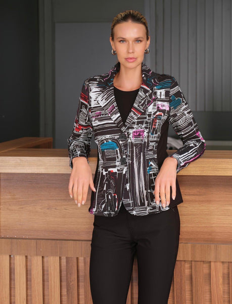 76645 Jersey Skyline Blazer