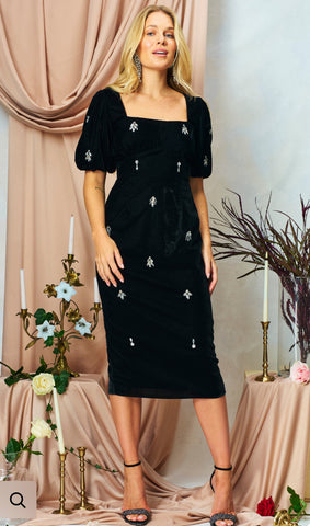 Bettina Velvet Dress