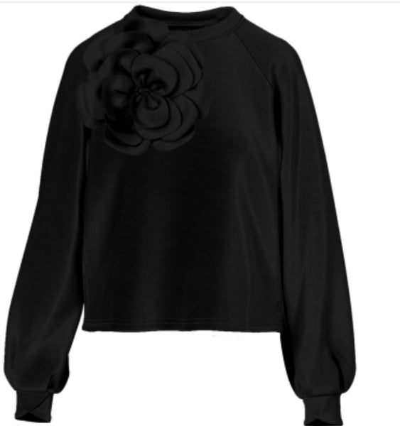255 1508 Black Rose Sweatshirt