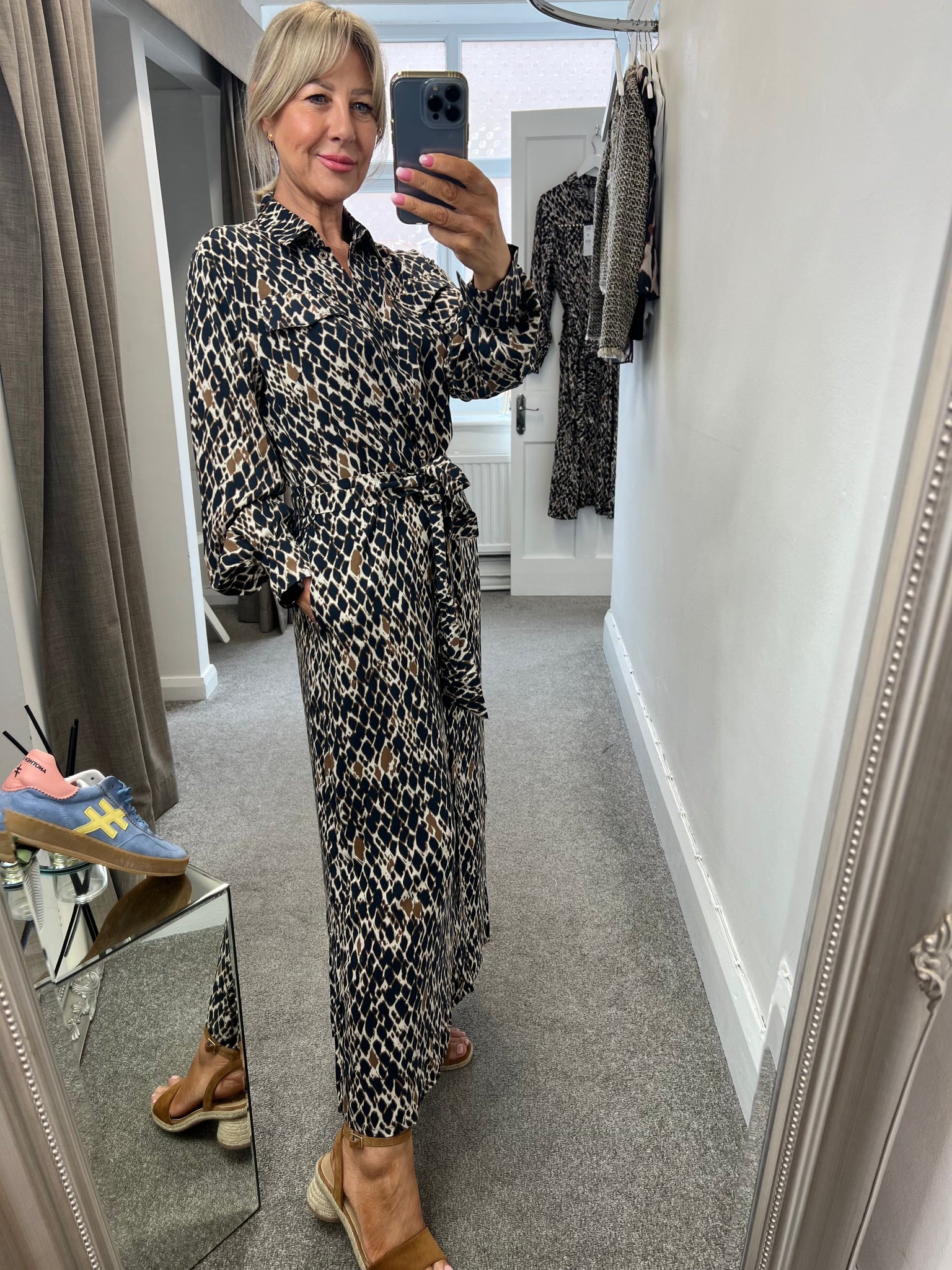 1764 Lizard Print Dress
