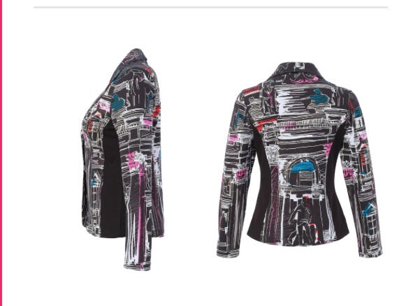 76645 Jersey Skyline Blazer