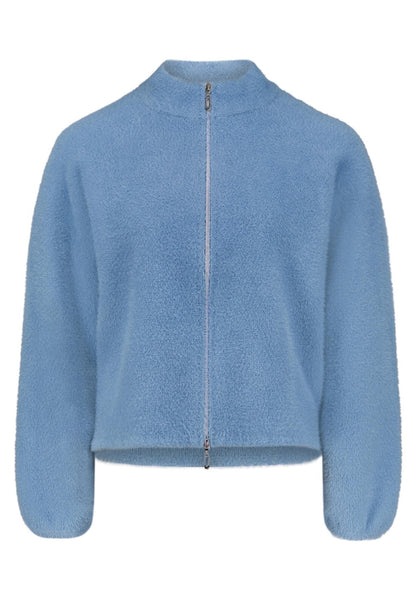 5497 Dual Zip Cardigan Pale Blue