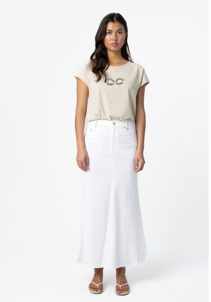 262 1242 Beaded Letter Tee