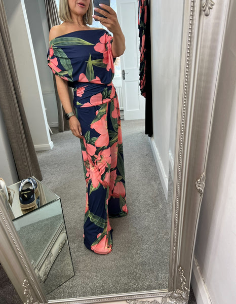 Carbon Floral Jumpsuit