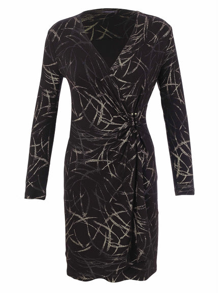 76133 Dress Black & Gold
