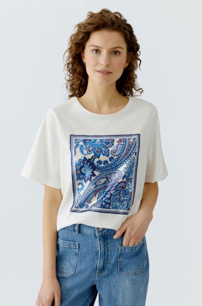 96535  T-Shirt Paisley Detail