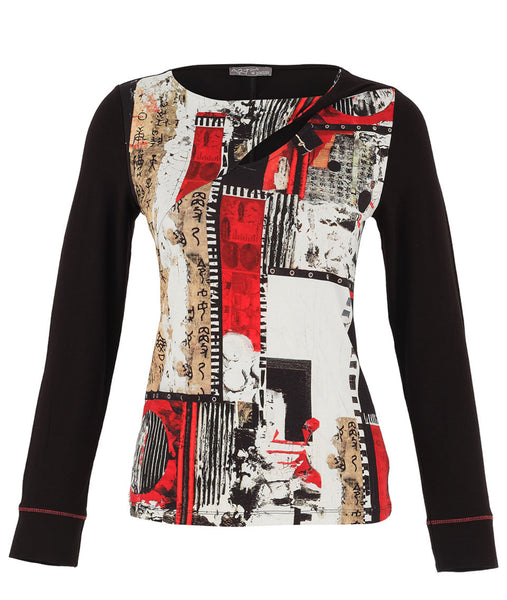 75641 Top Slashed Neck