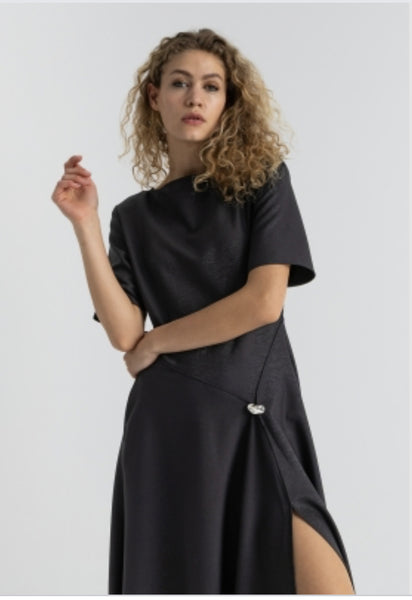 255 5506 Draped Dress