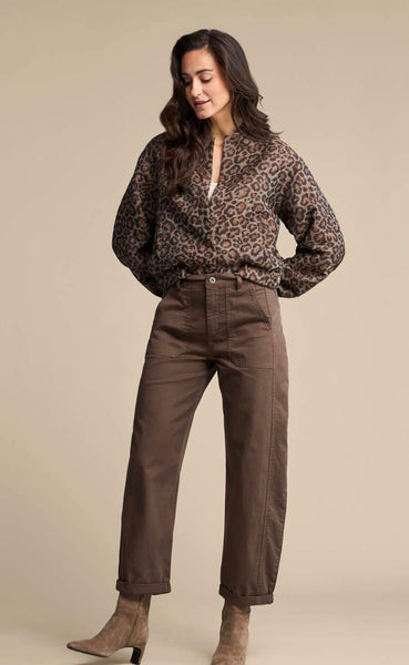 5149 Bomber Leopard Jacquard Jacket