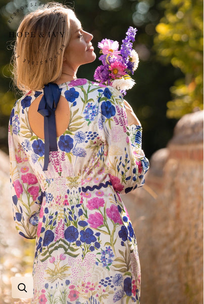Caroline Poppy Dress