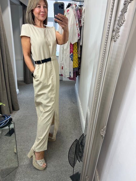 262 5213 Belted Dress