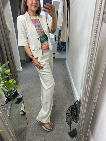 4915 Claudette Linen Trouser