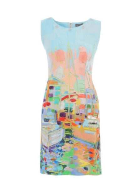 25737 Marina Print Jersey Blazer